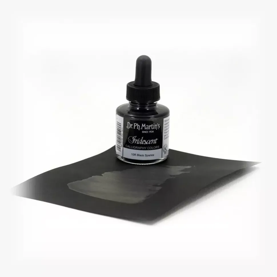 Tinta Iridiscente Caligrafía Black Sparkle 10R 1.0 oz Dr. Ph. Martin s