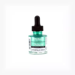 Tinta Iridiscente Caligrafía Metallic Green 23R 1.0 oz Dr. Ph. Martin's