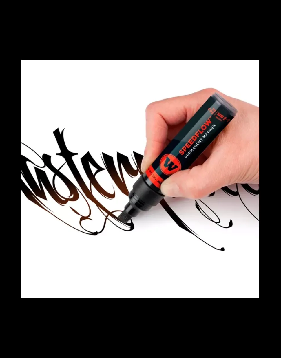 Tinta permanente negra cobrizo Speedflow Molotow 250ml