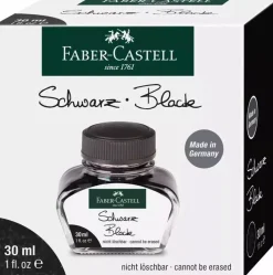 Tintero Negro de Cristal Faber-Castell 30ml