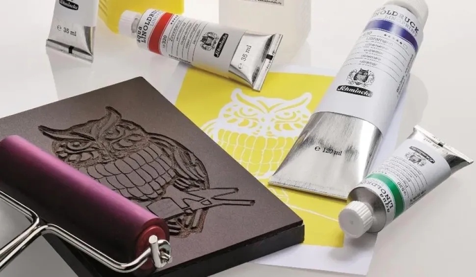 Tubo de tinta Aqua Linoprint Schmincke 250ml