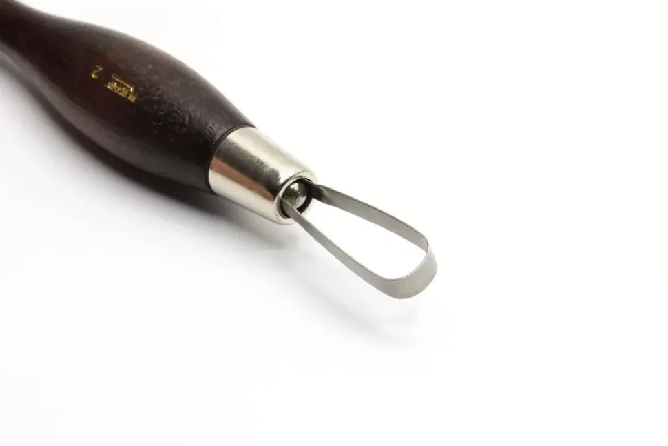 Vaciador de fleje en acero inoxidable templado para barro 302-02