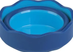 Vaso Portátil Azul Click&Go Connector Faber-Castell