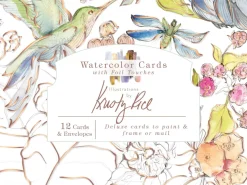 Watercolor Cards with Foil Touches serie Artisan